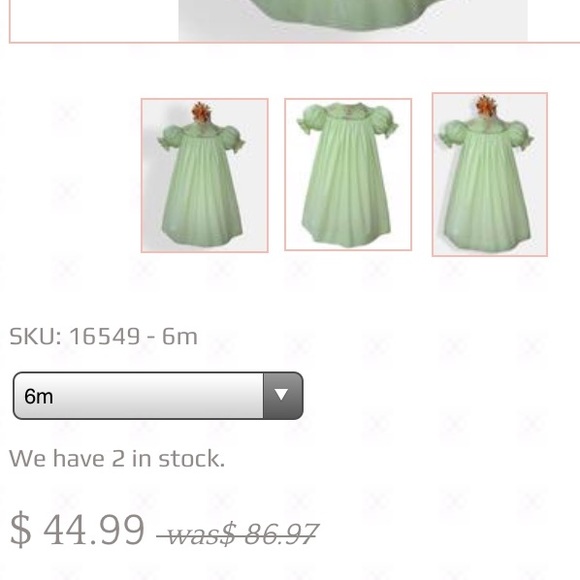 Girls 4t smocked dress NWT - Picture 6 of 6